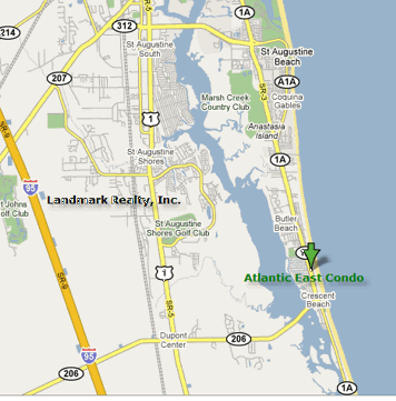 Atlantic East Condos are located at Crescent Beach Florida about 15 minutes from Saint Augustine.
