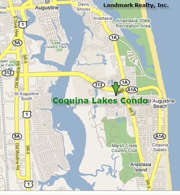 Coquina Lakes Condo Map