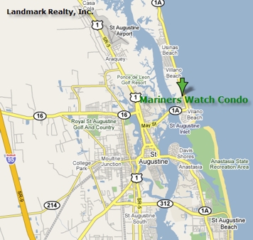 Mariner's Watch Condo Map