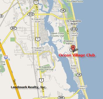 Ocean Village Club Condo Map