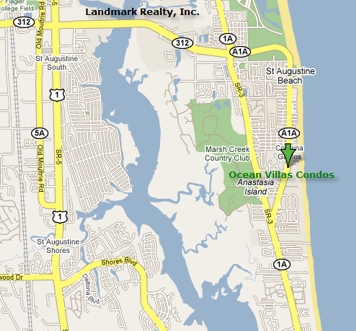 Ocean Villas Condos are located at St. Augustine Beach Florida.