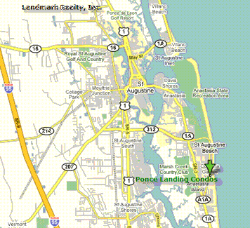 Ponce Landing Condo Map