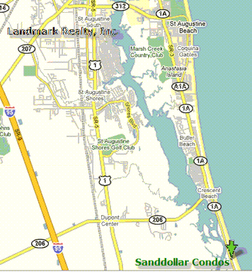 Sand Dollar Condo Map