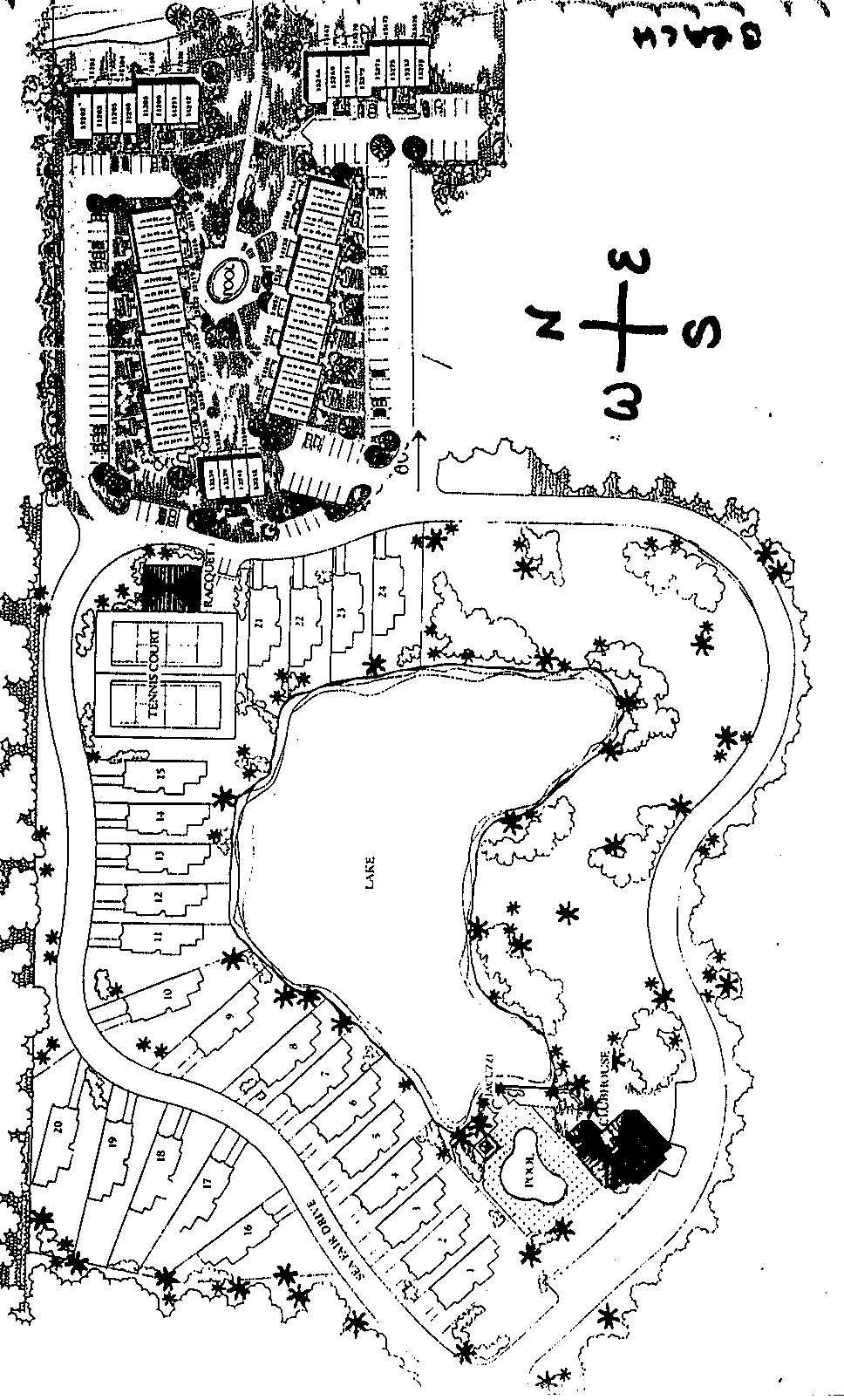St Augustine Condos - Sea Place Site plan