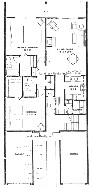 Seawinds Condos Floor Plan - 2 br Flat