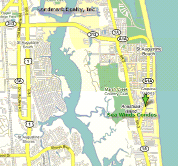 Directions to Sea Winds Condominiums. From I-95 take Exit #311 to hwy 207. Go north on Hwy. 207 to State road 312. Turn right (east) on 312. Remain on SR 312 until it becomes A1A Beach Blvd. Continue on A1A beach blvd. for about